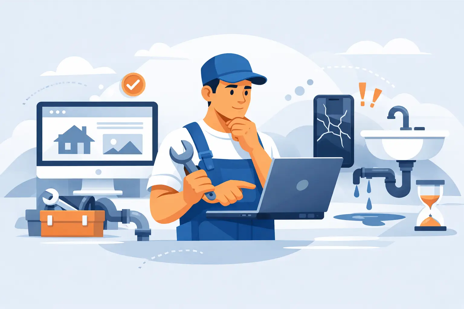Site web gratuit pour plombier - utile ou limité ?